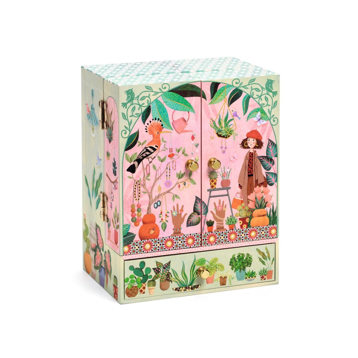 Coffrets boites à musique - Jardin secret v002226, DJECO