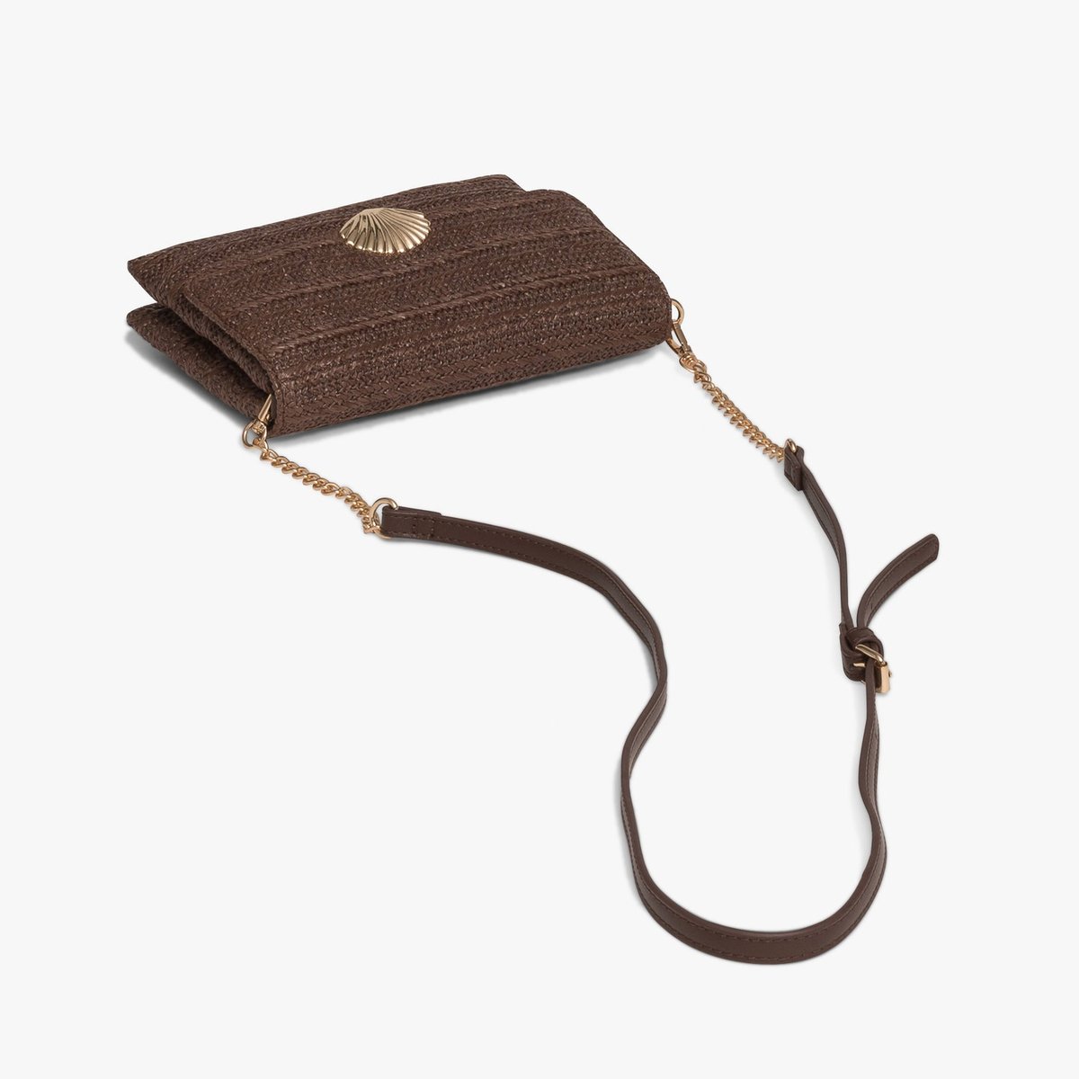 Sac Pochette ELEANA chocolat, BOCAGE