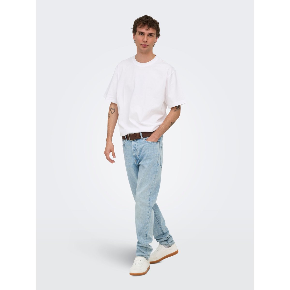 Jean Coupe Décontractée medium blue denim 1, ONLY & SONS