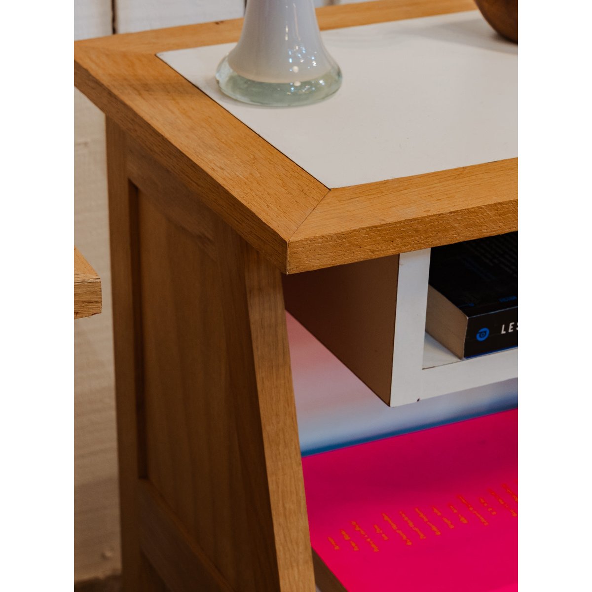 Paire de tables de chevet en bois Maïa N°1471 - Bon état bois clair, DEBONGOUT