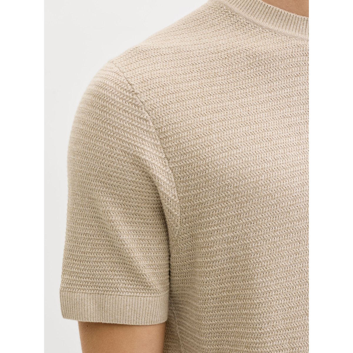 T-Shirt En Maille jaune - lemon pepper 1, JACK & JONES