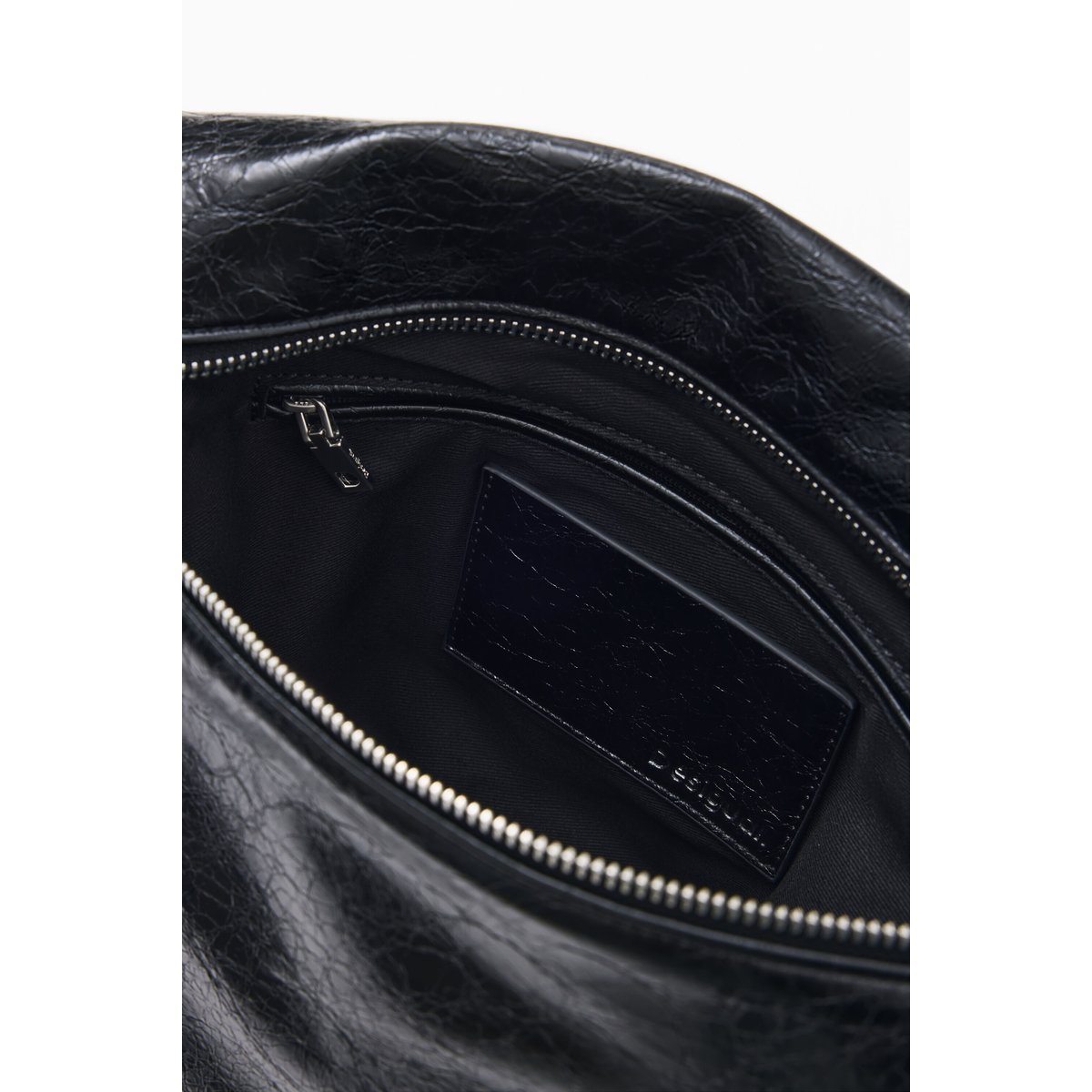 Sac à dos effet cuir moyen noir, DESIGUAL