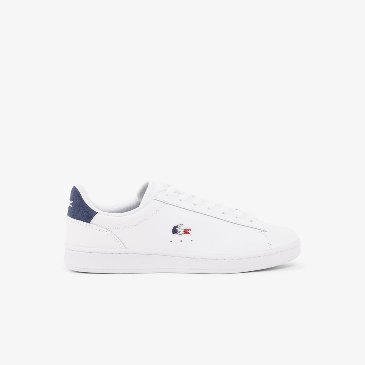 Sneakers Carnaby Set homme en cuir blanc-407, LACOSTE