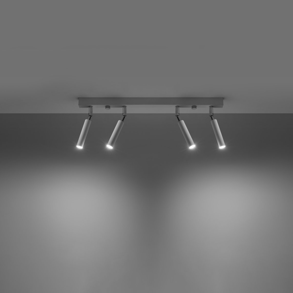 Plafonnier Aluminium Blanc G9 4 Eyetech blanc, EDEN