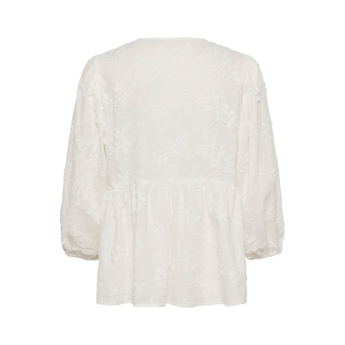 Blouse à manches longues blanc spring gardenia, CULTURE