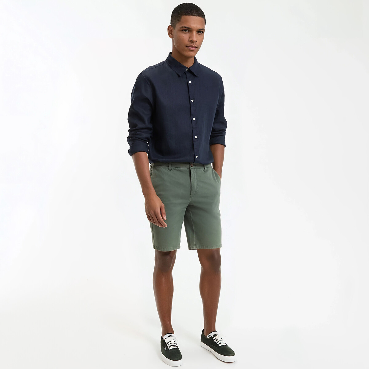 Bermuda chino Signature, JONAS verde kaki, LA REDOUTE COLLECTIONS
