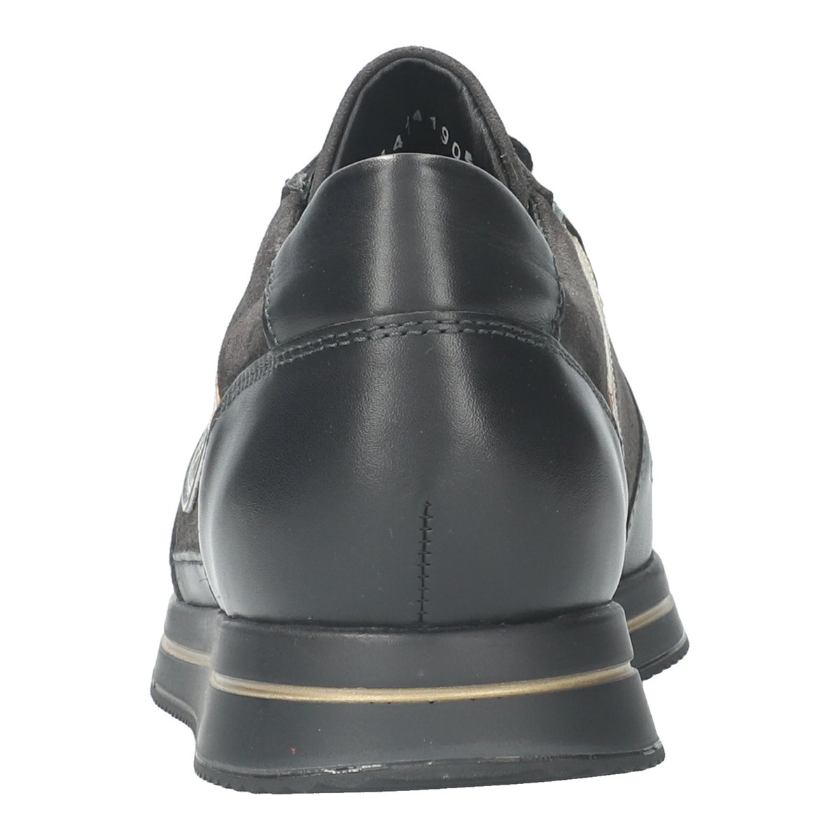 Baskets en cuir LORA gris carbone 5140, MEPHISTO