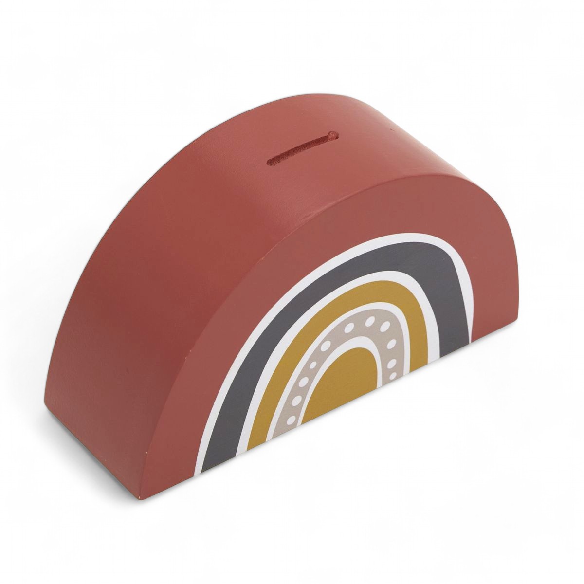 Tirelire enfant ARC EN CIEL terracotta, TODAY
