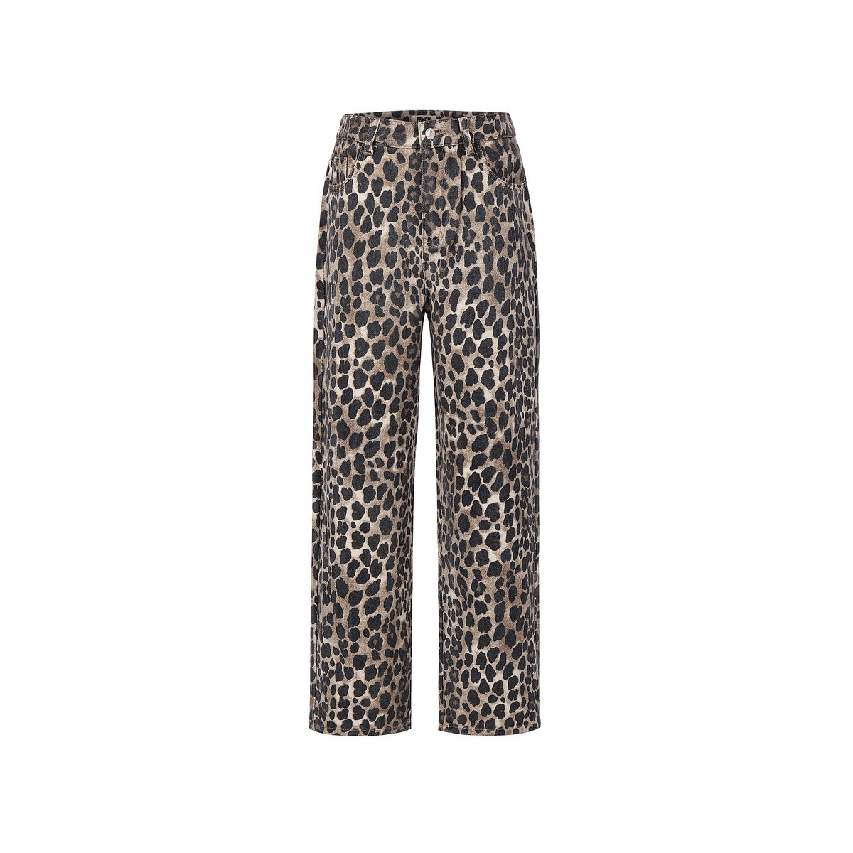 Jean en coton à motif léopard BOBTAIL leopard, FRNCH