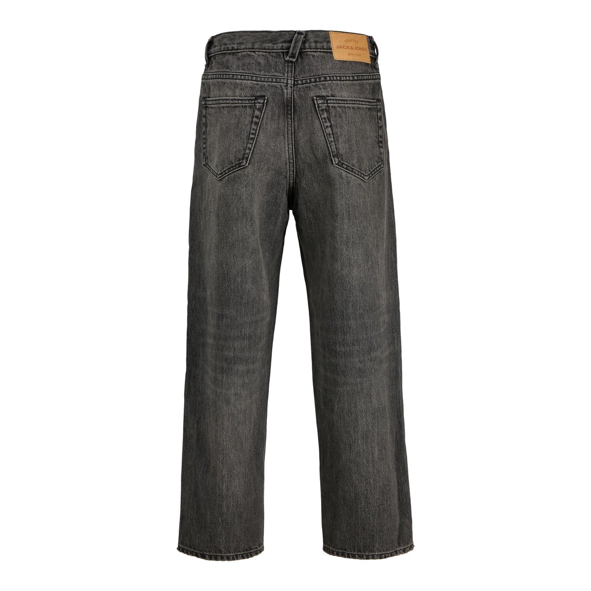 Jean Baggy Fit black denim 1, JACK & JONES JUNIOR