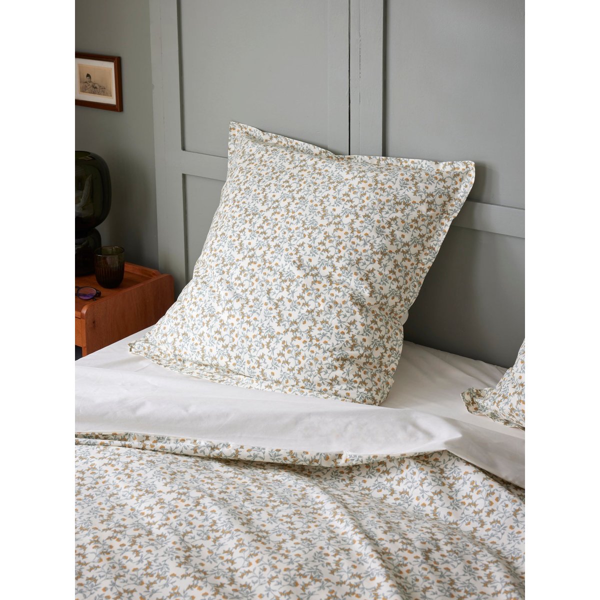 Taie d'oreiller percale de coton "Baies sauvages" multicolore, CYRILLUS