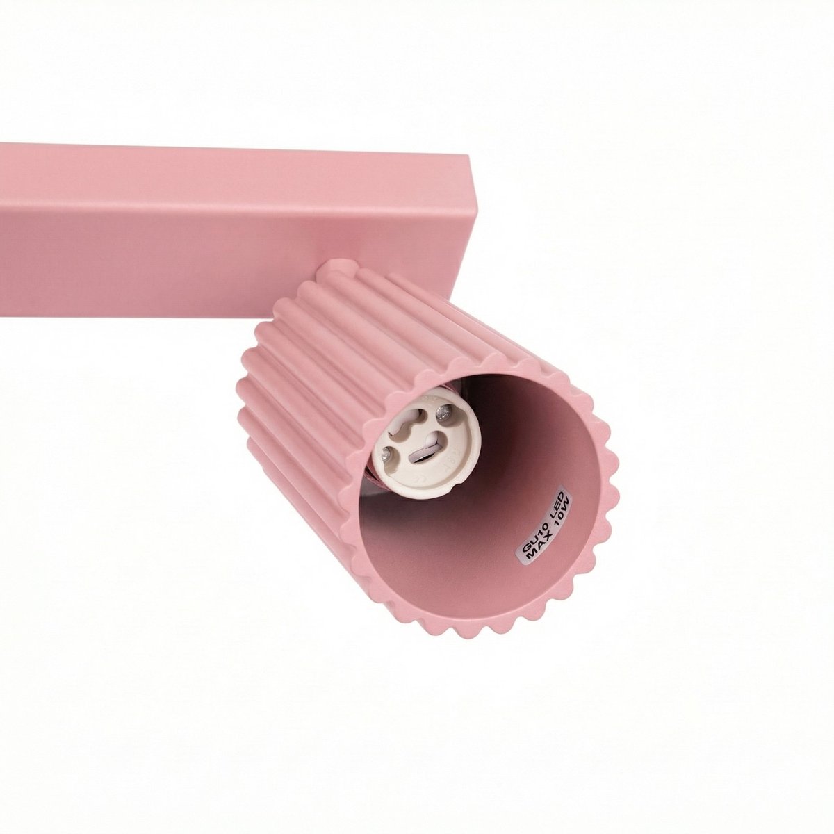 Plafonnier Aluminium Rose GU10 3 Karbon rose, EDEN