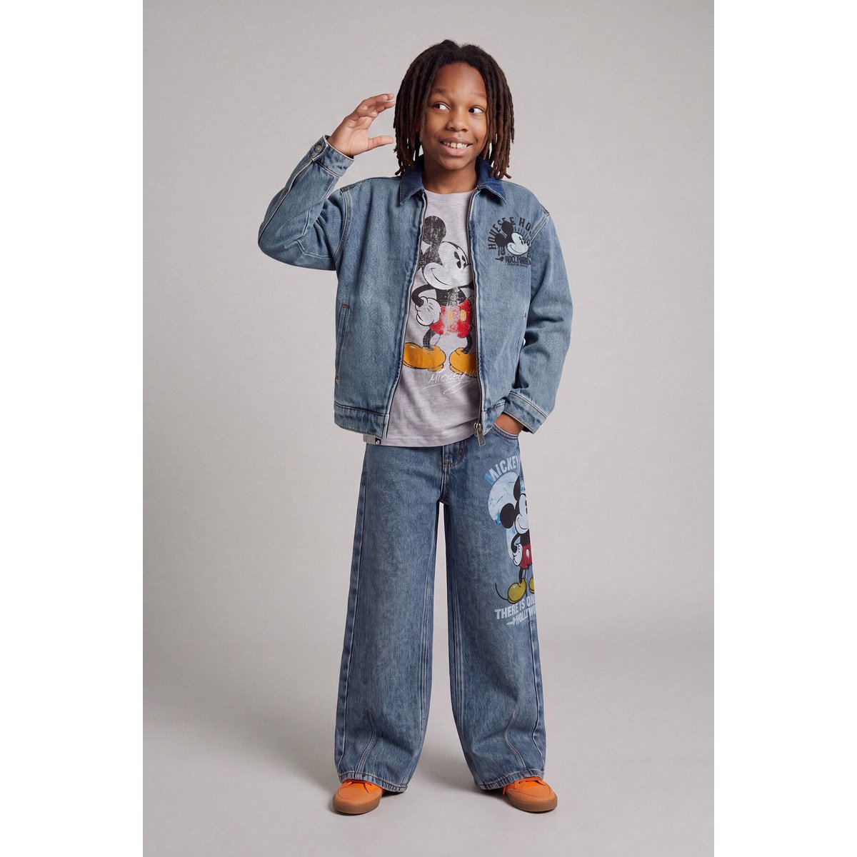 veste en denim Mickey™ Mouse Disney™ bleu clair, DESIGUAL