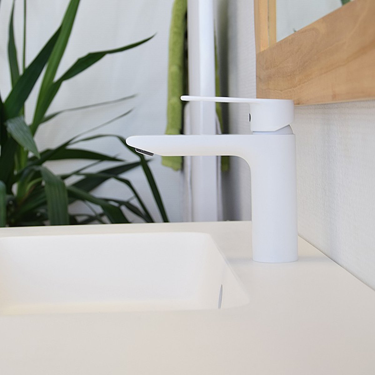 Mitigeur de lavabo, Agora blanc, EVIDENCE