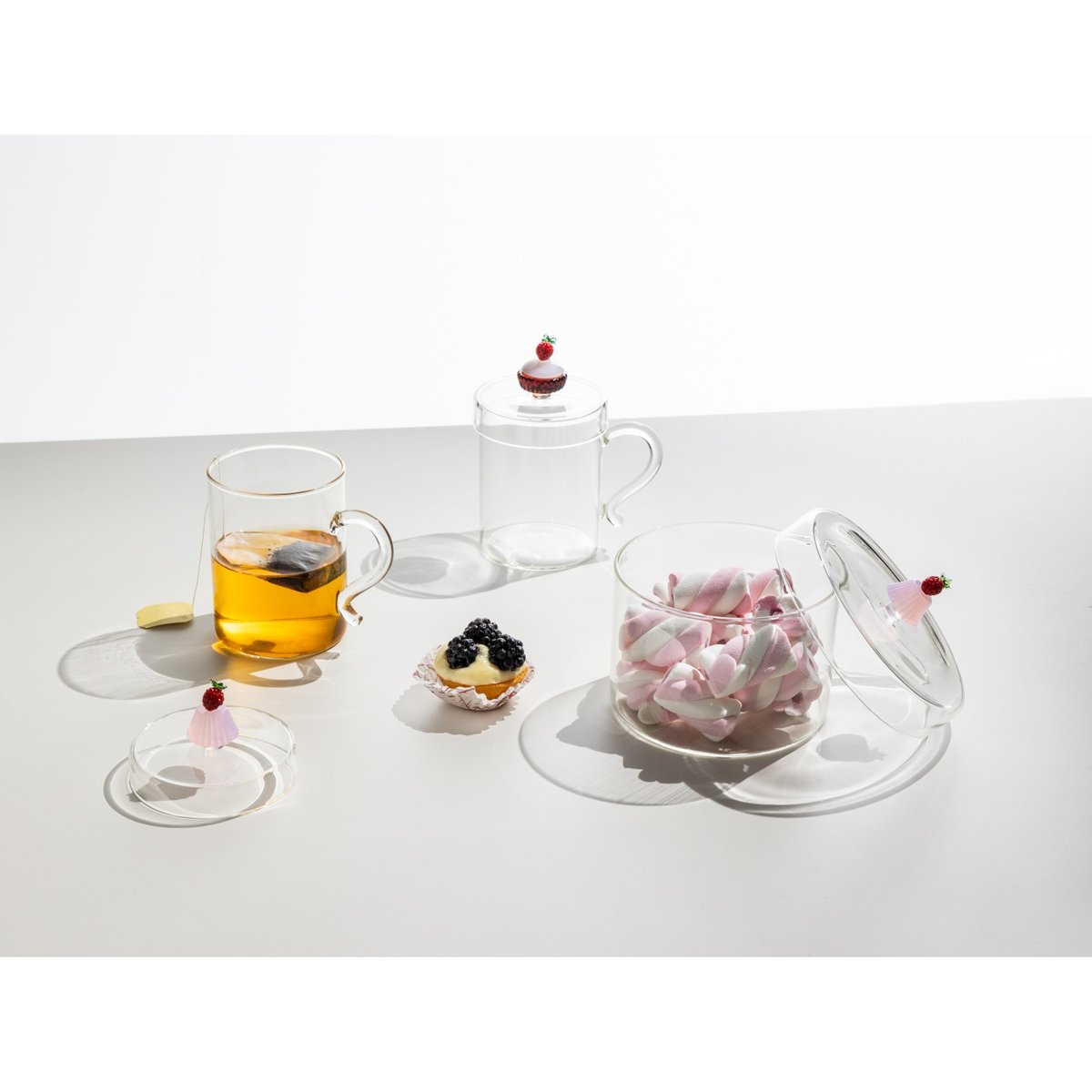 Tasse avec couvercle Charlotte Pâtisserie transparent, ICHENDORF