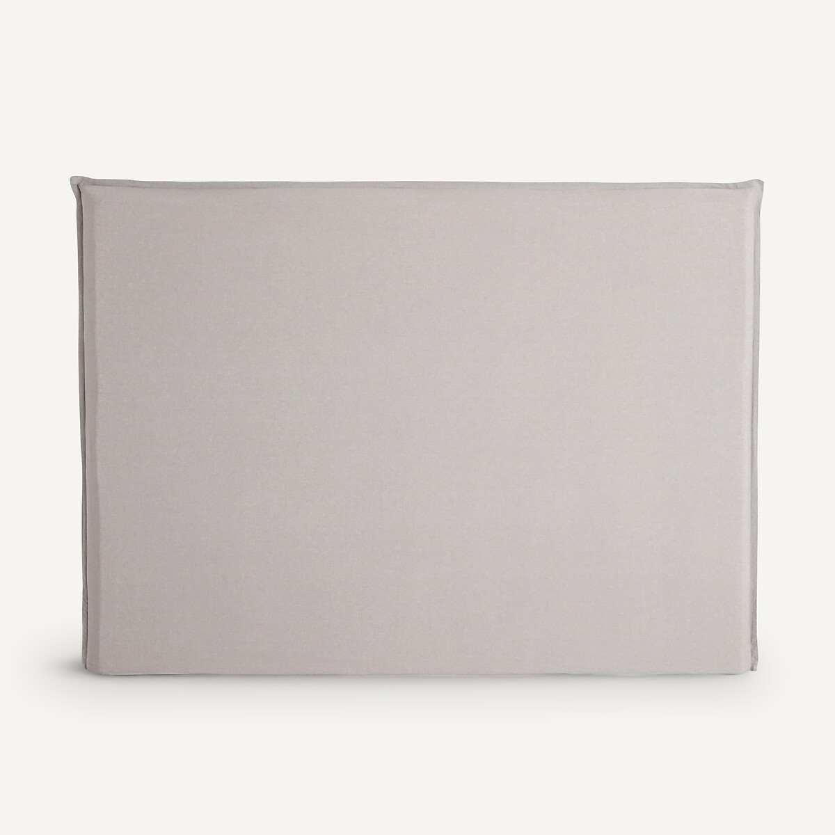 Housse en lin lavé pour tête de lit, hauteur 135 cm, SANDOR gris islandais, AM.PM