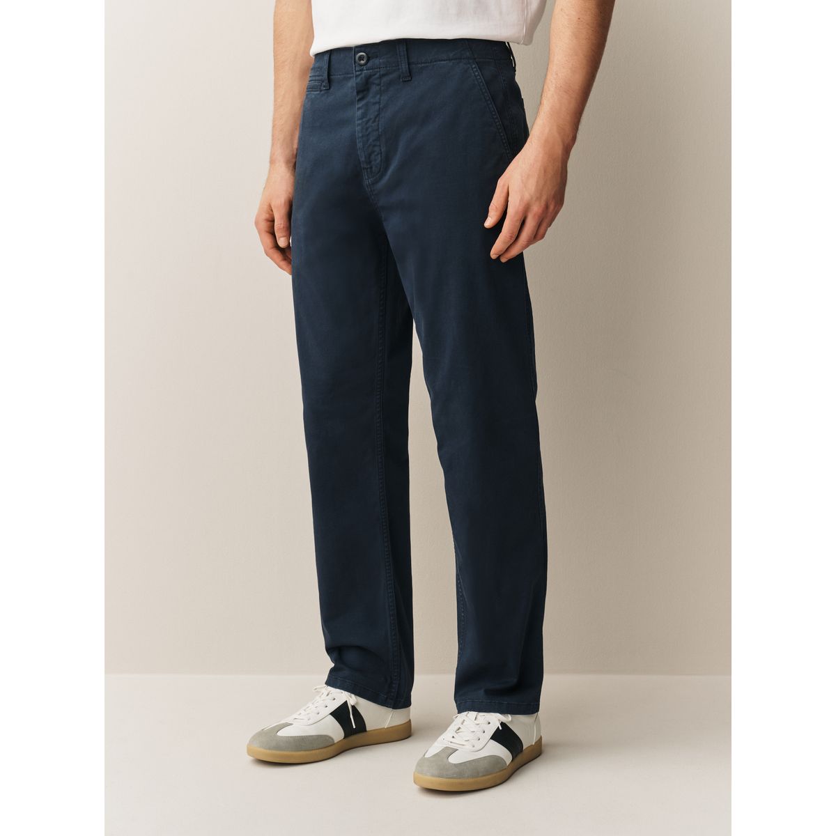 Pantalon chino délavé authentique bleu, NEXT