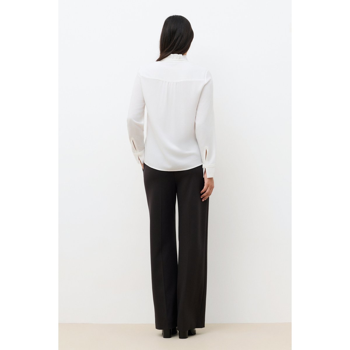 Chemise droite col mao CIRA ecru, CAROLL