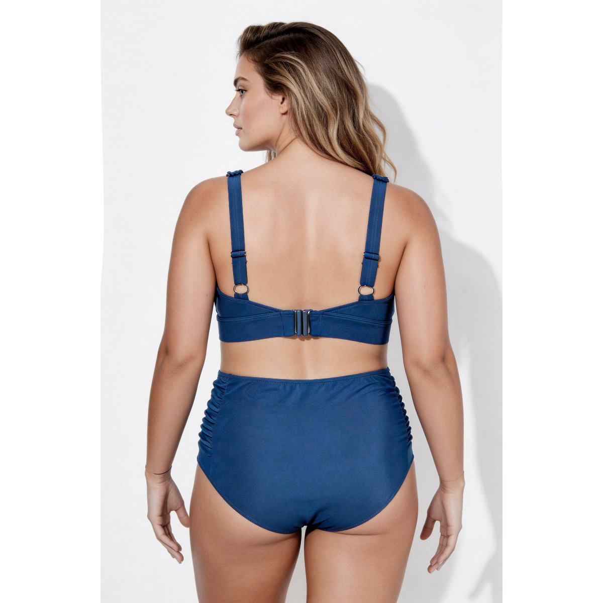 Bikini avec bonnets souples bleu foncé, ULLA POPKEN