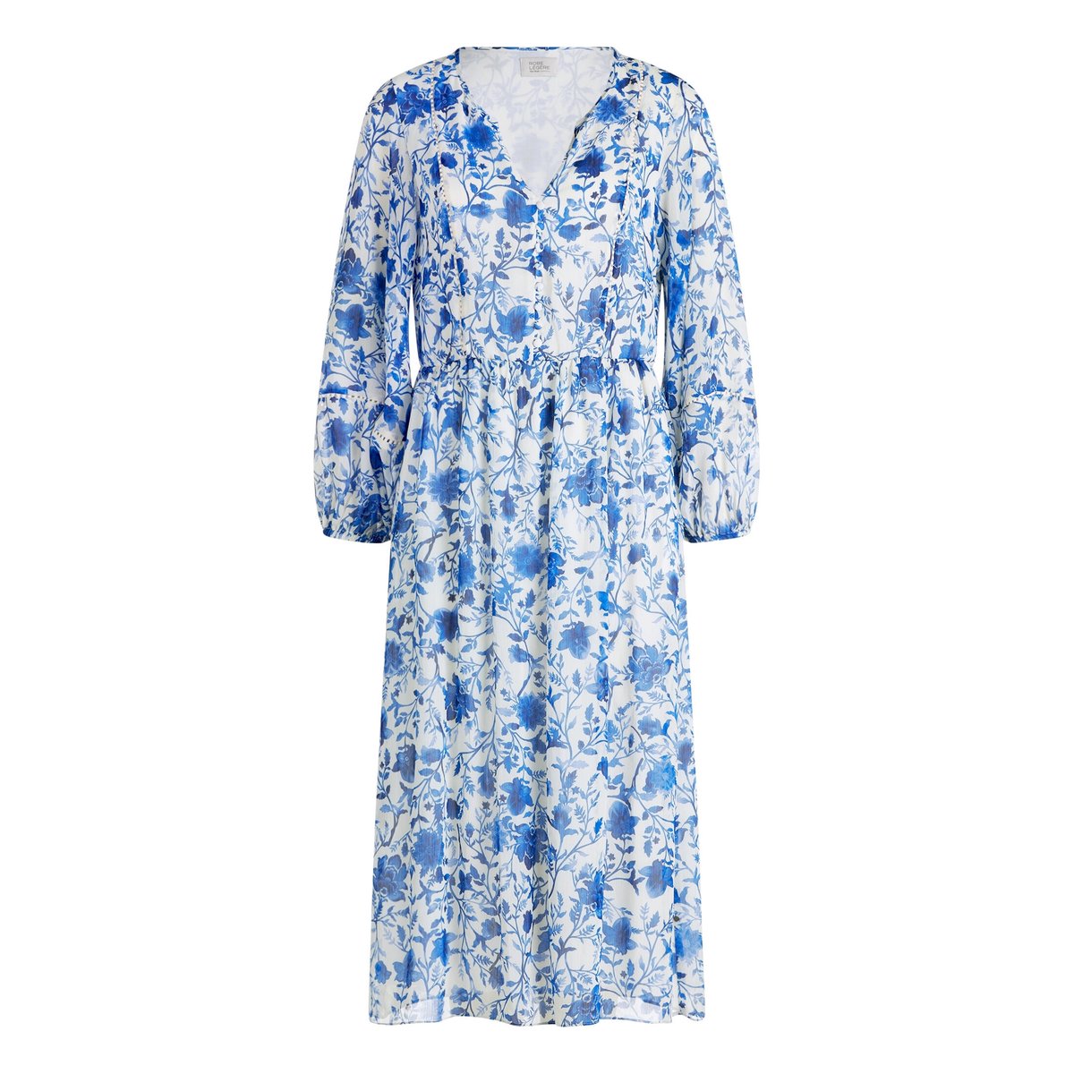 Robe d'été de style bohème bleu/blanc, VERA MONT