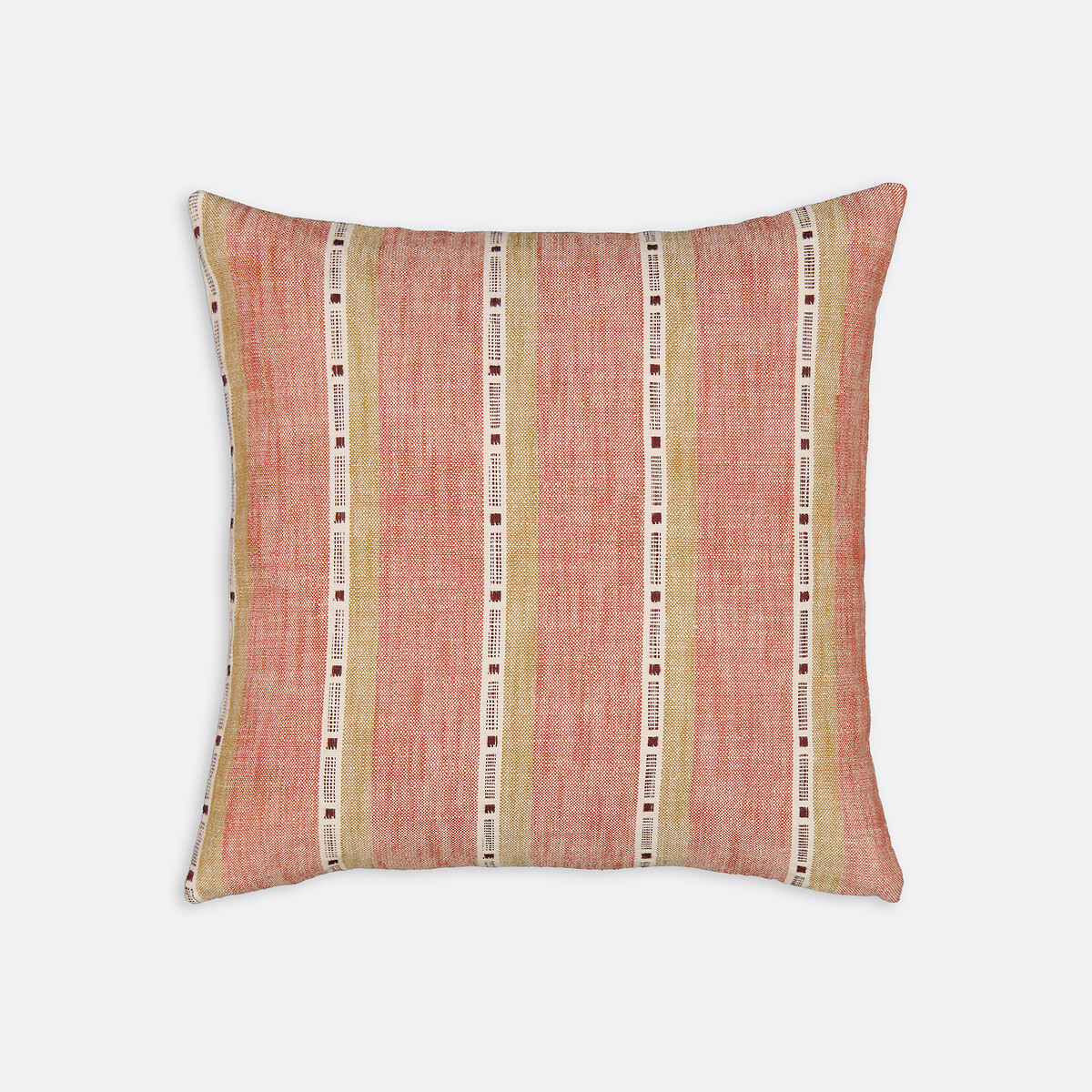 Kussenhoes 45x45 cm, katoen, Brava oranje , LA REDOUTE INTERIEURS