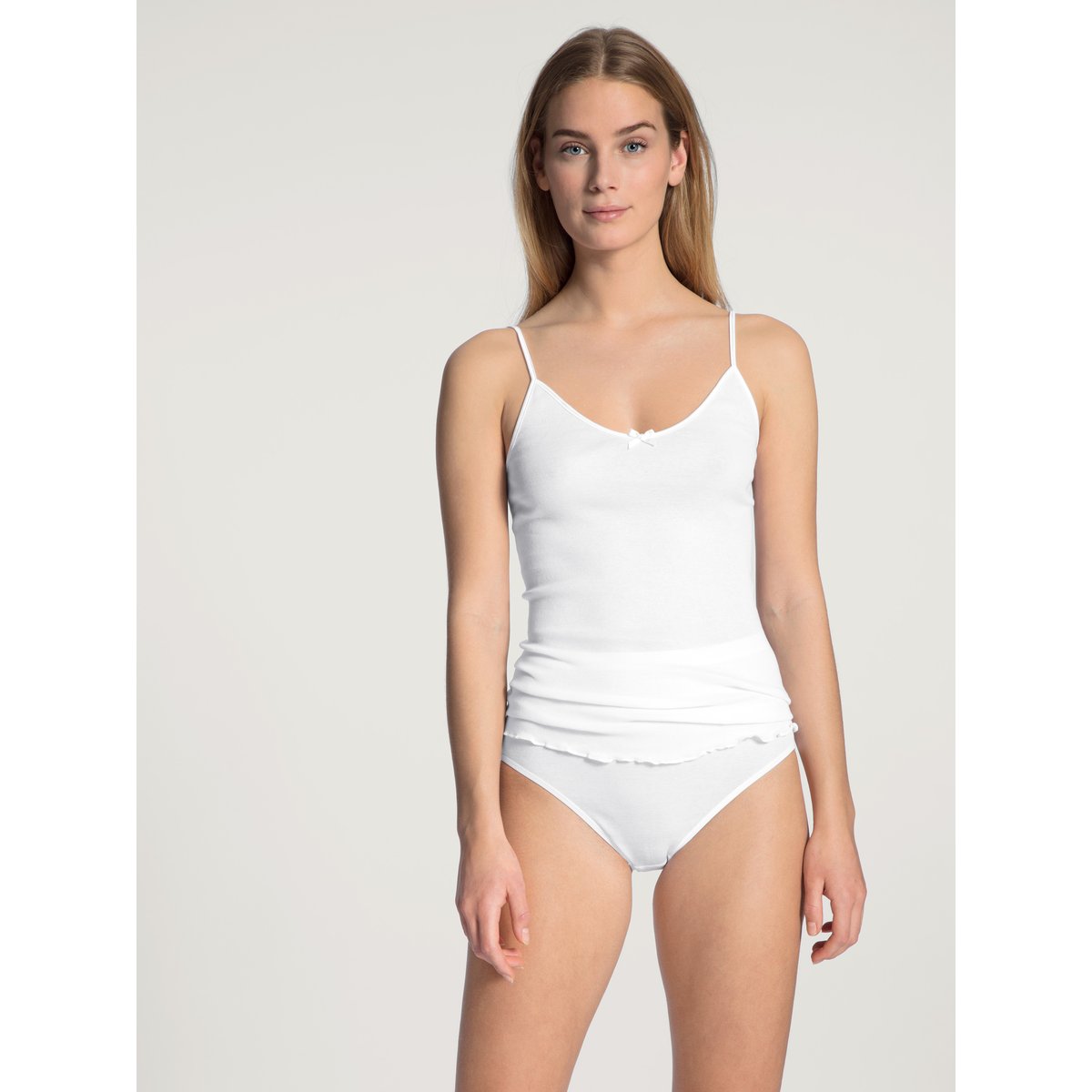 Culotte taille haute Coton LIGHT blanc, CALIDA