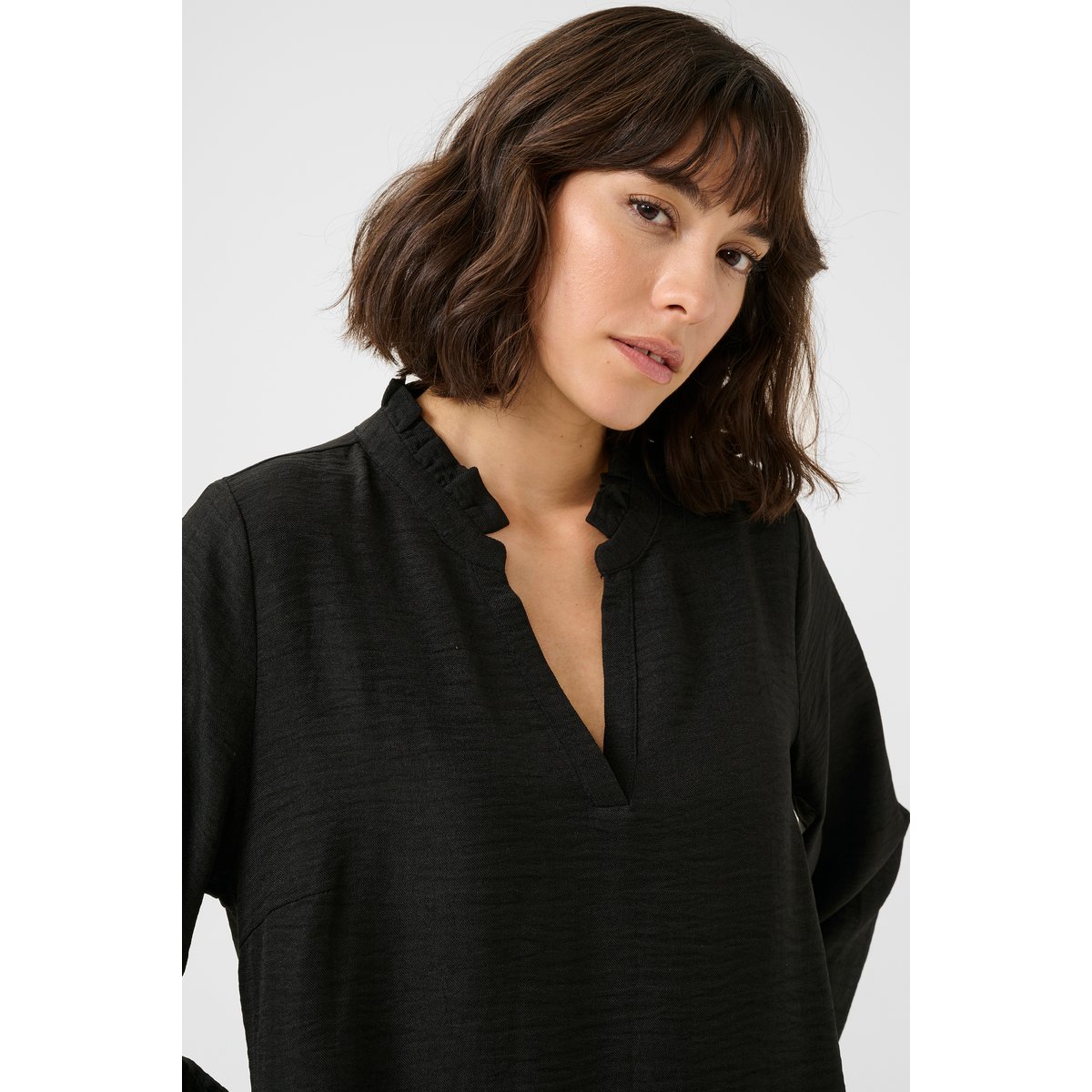 Tunic noir black deep cc, KAFFE