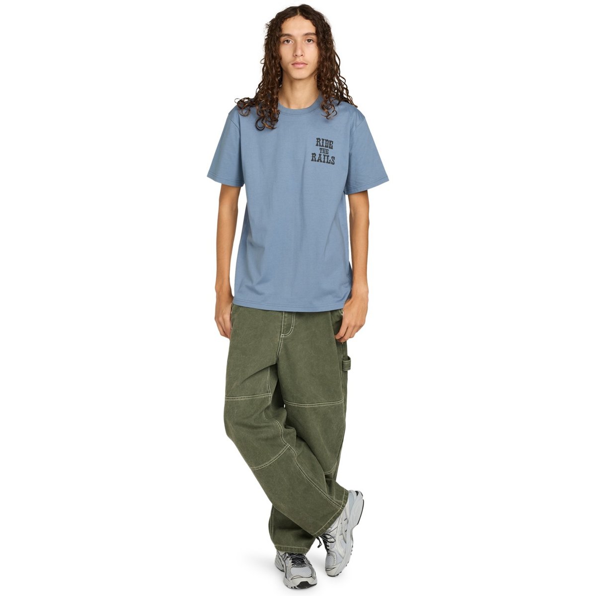 T-shirt à manches courtes TIMBER ON TRACK bleu blue mirage, ELEMENT