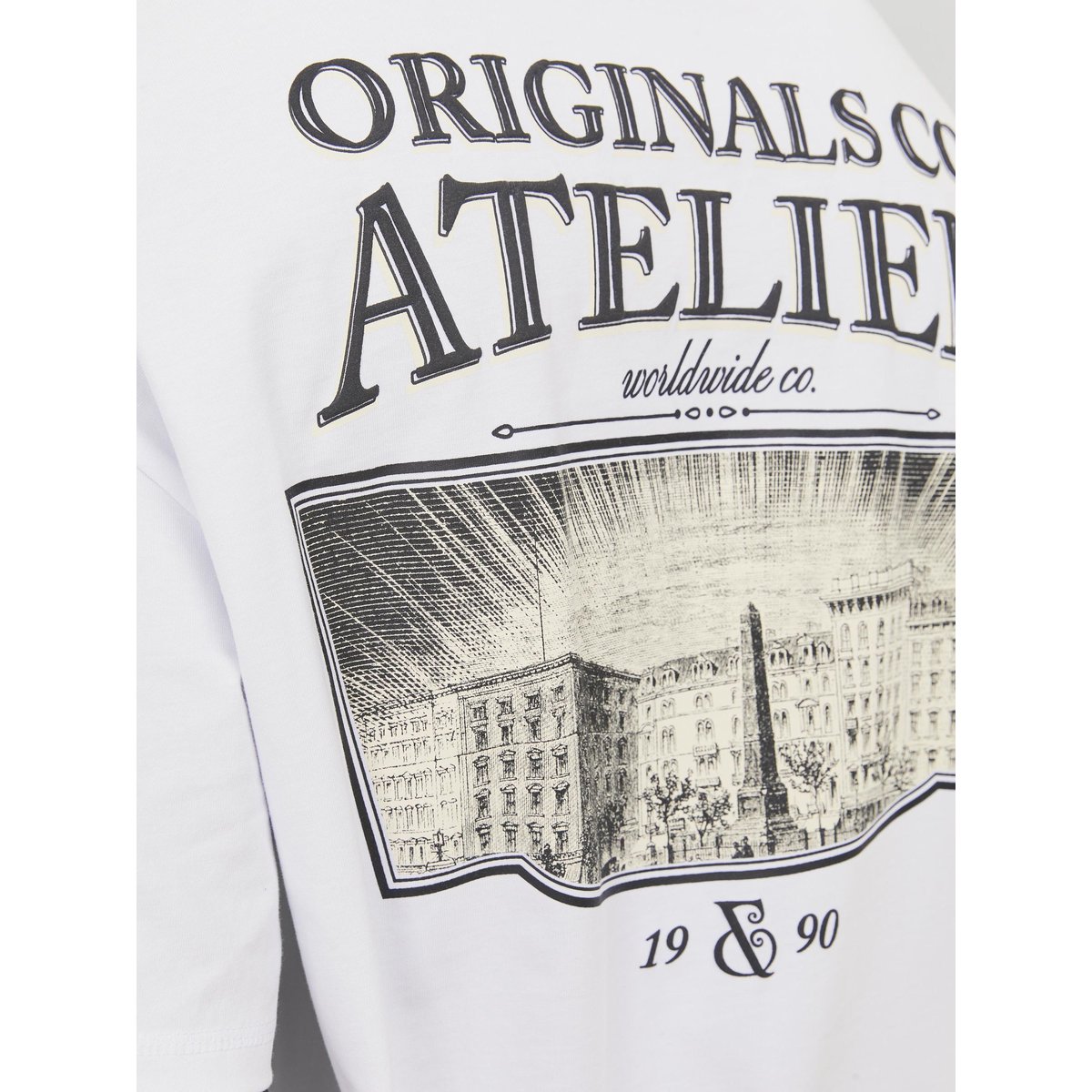 T-Shirt T-shirt Imprimé bright white, JACK & JONES