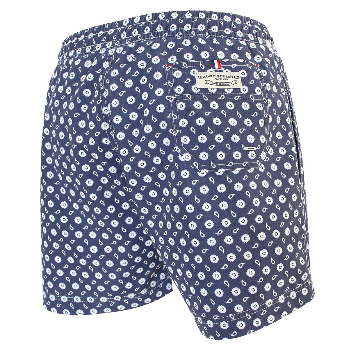Short de bain MONTAUK 458 Paisley bleu, LES LOULOUS DE LA PLAGE