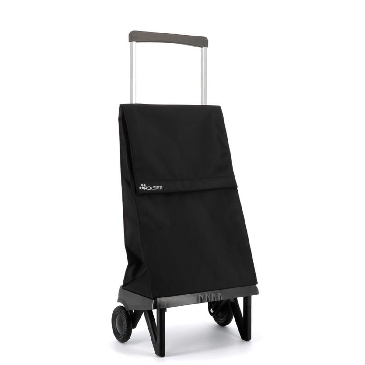 Chariot de course pliable 2 roues PLEGAMATIC MF noir, ROLSER