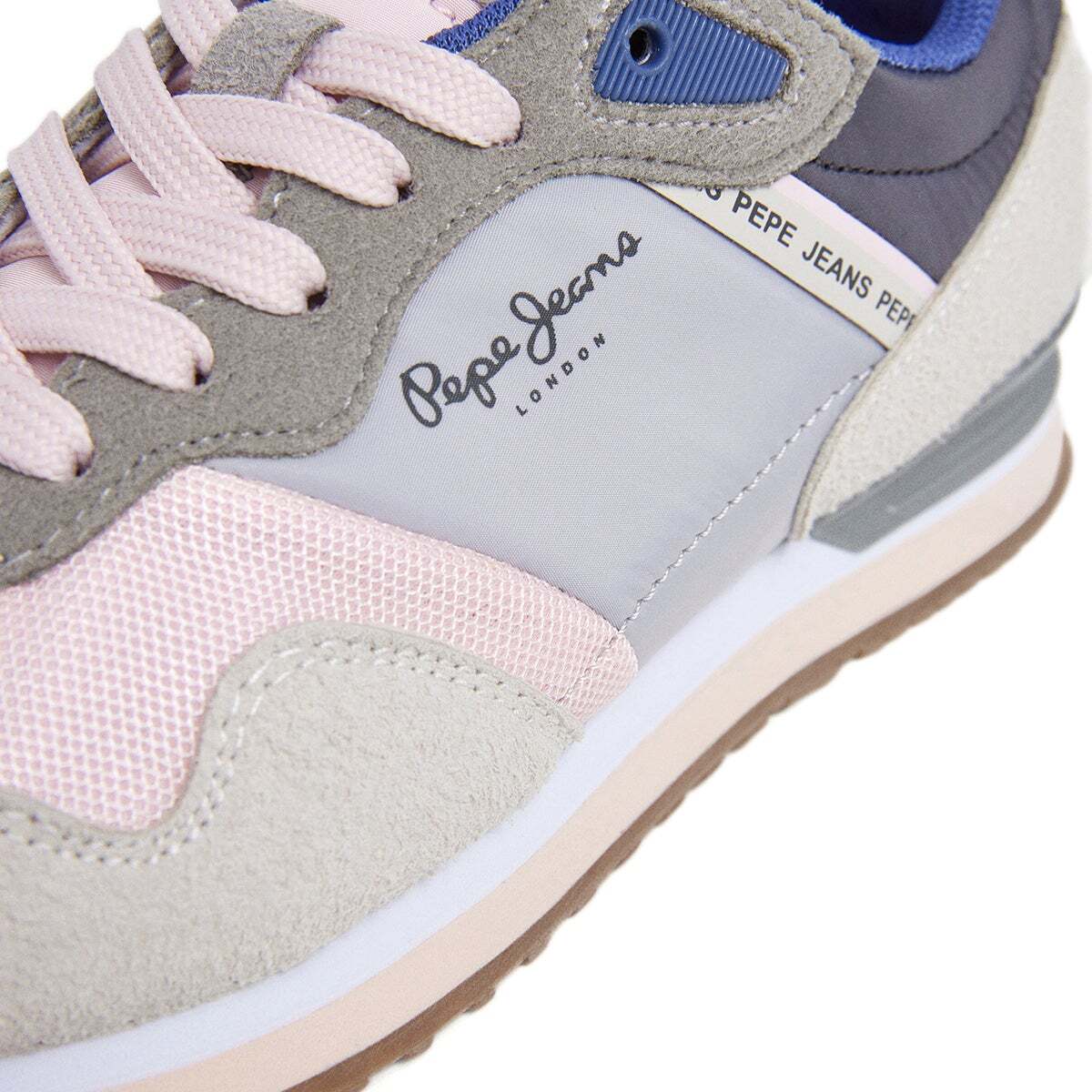 Baskets Combinées jaune citron pastel, PEPE JEANS