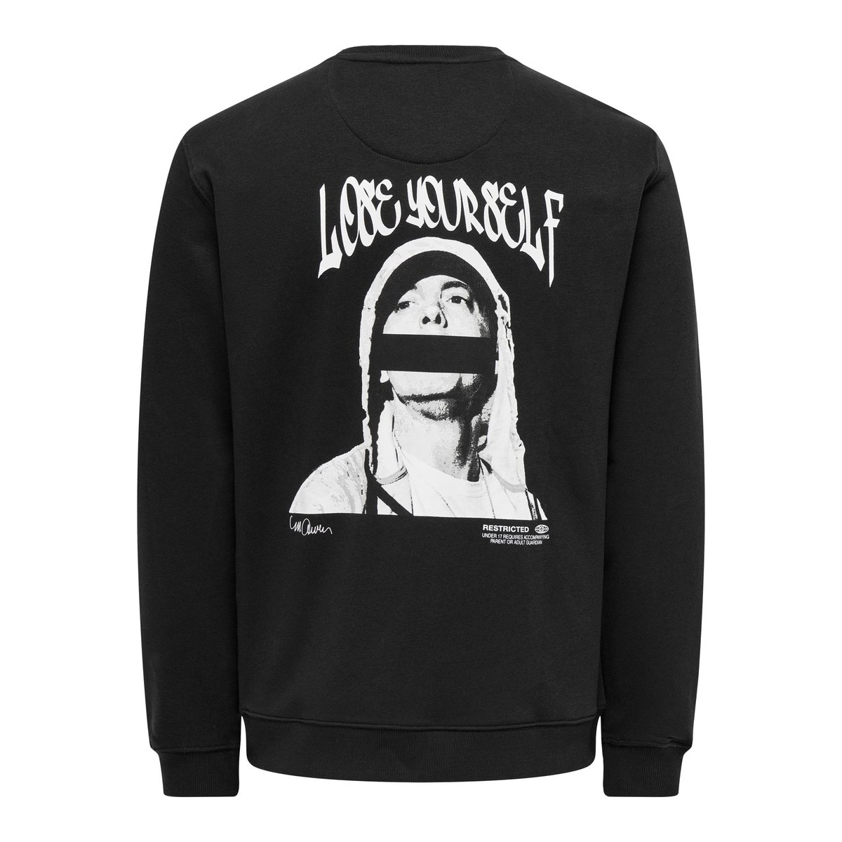 Sweat-Shirt noire - black, ONLY & SONS