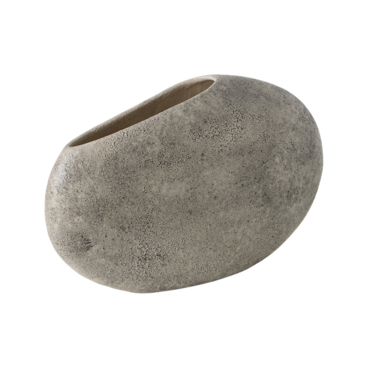 Vase céramique déco gris 21 cm - SWEN gris, CAMIF