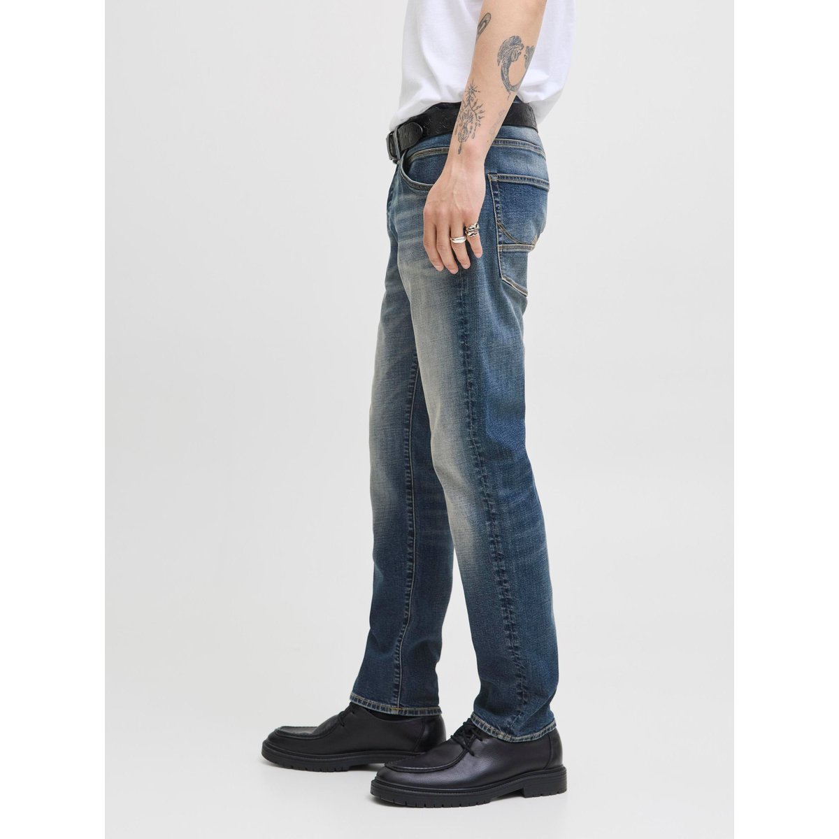 Jean Coupe Tapered blue denim, JACK & JONES