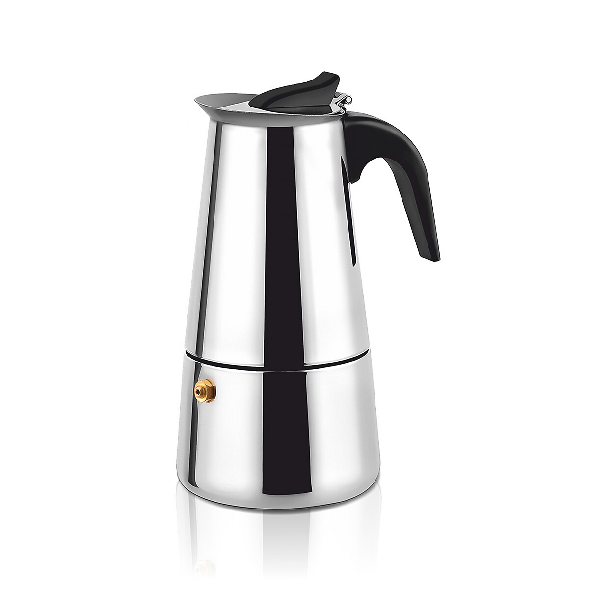 Cafeteira HAEGER SS MOKA POT 6, em Inox, para 6 chávenas, da HAEGER inox, HAEGER
