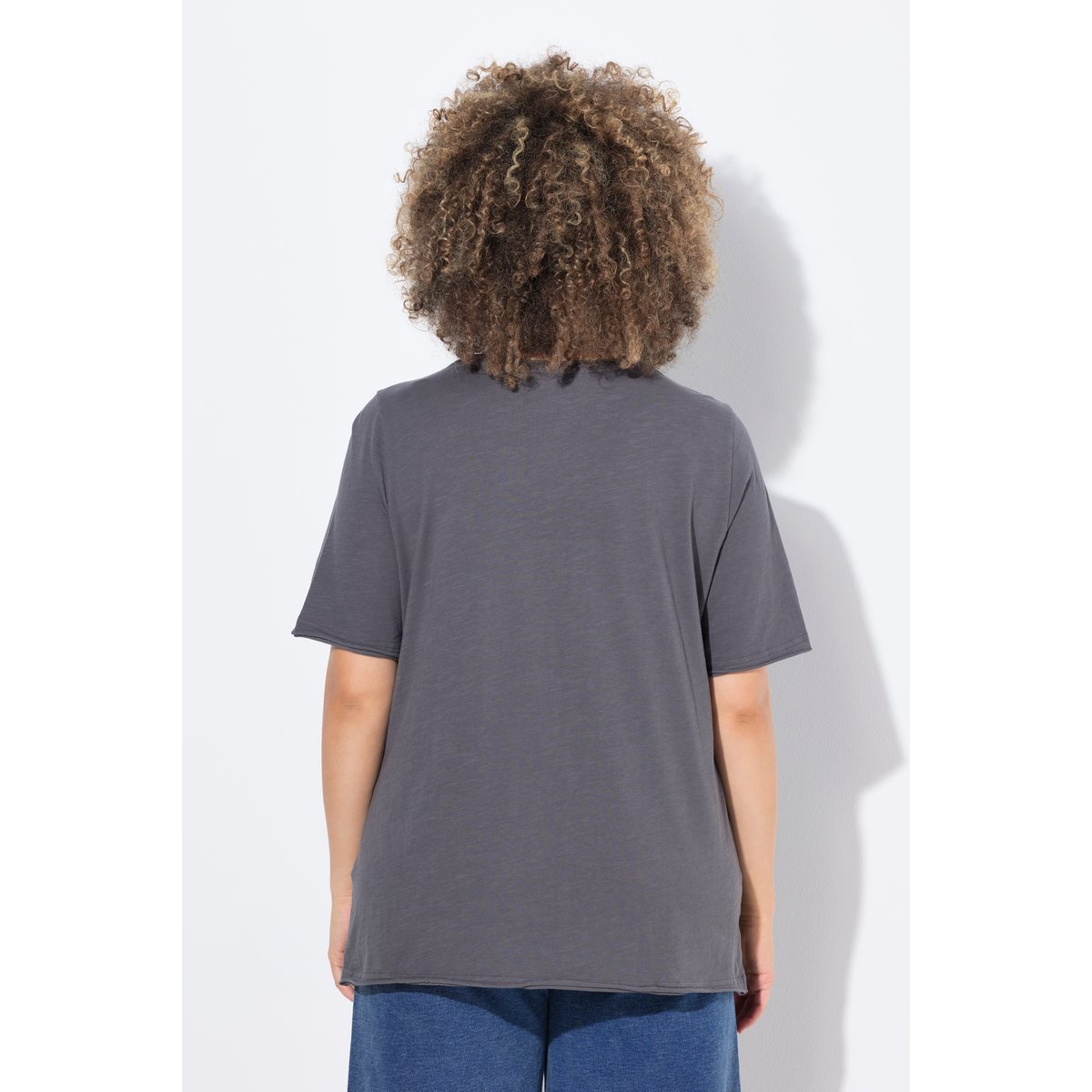 T-shirt gris graphite, ULLA POPKEN