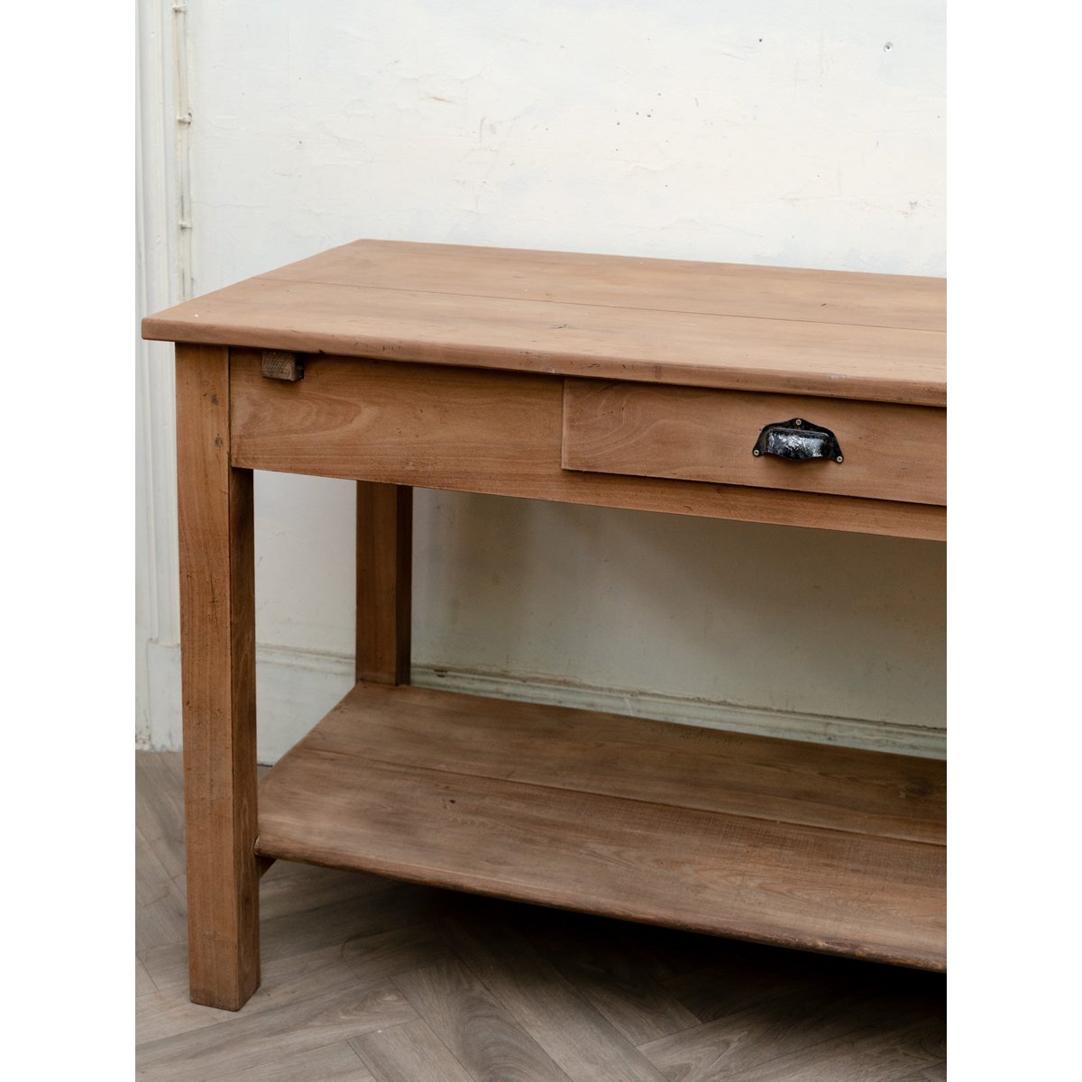 Comptoir en bois Fernand N°480 - Bon état bois clair, DEBONGOUT
