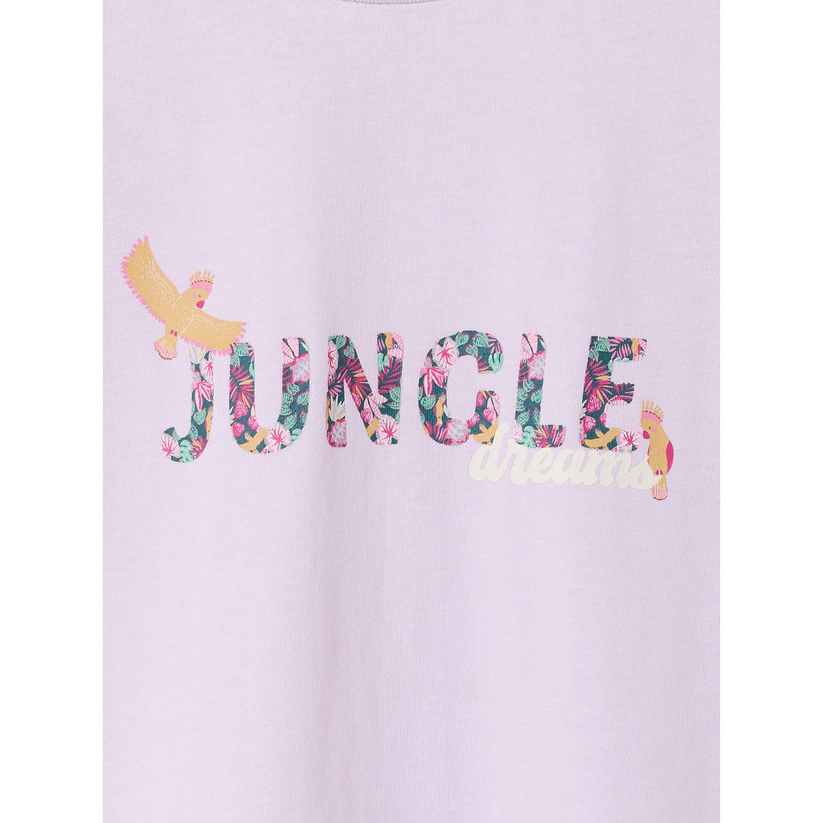 T-shirt manches courtes lilas, VERTBAUDET