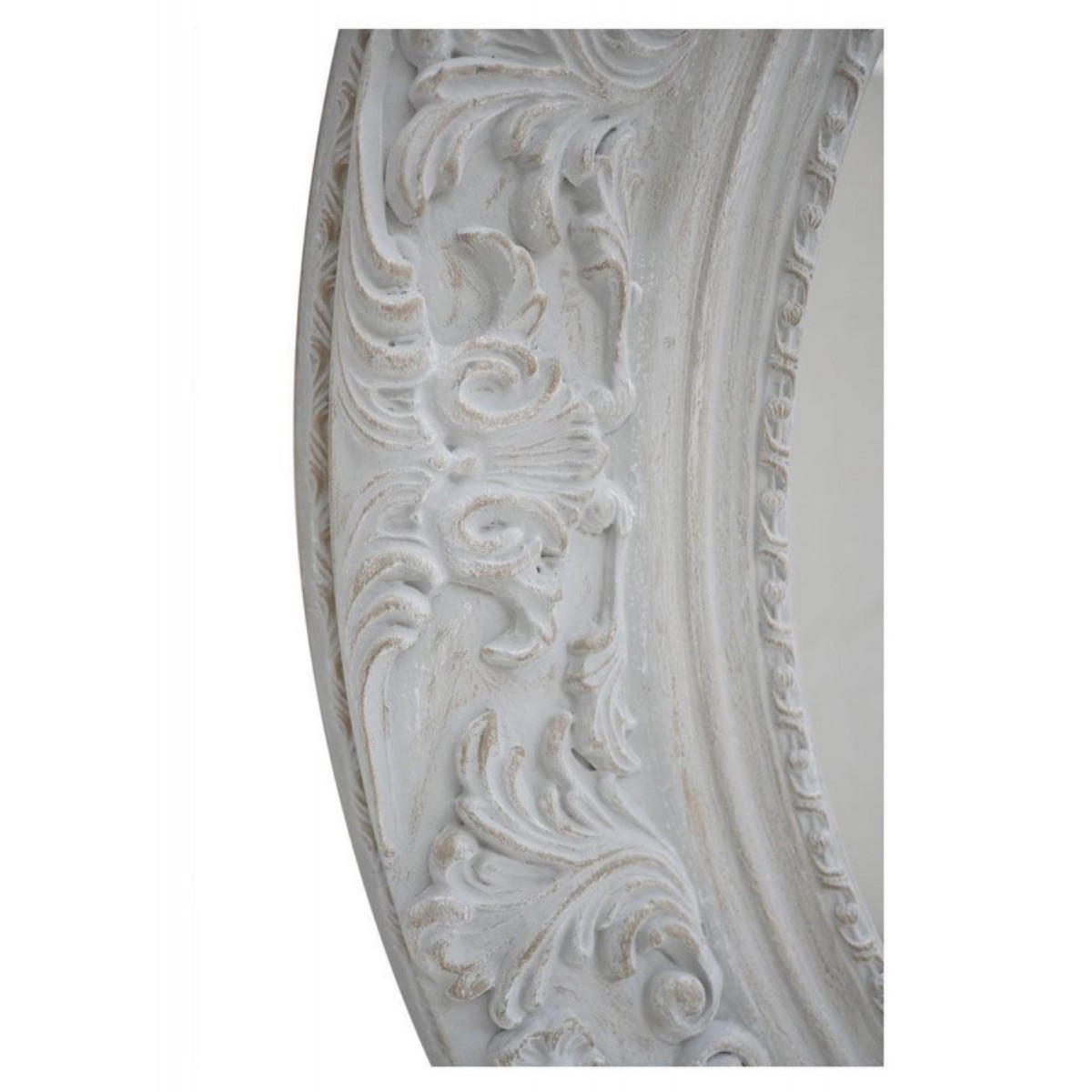 Miroir rond en bois d120 - CHIC gris, INTERIOR'S