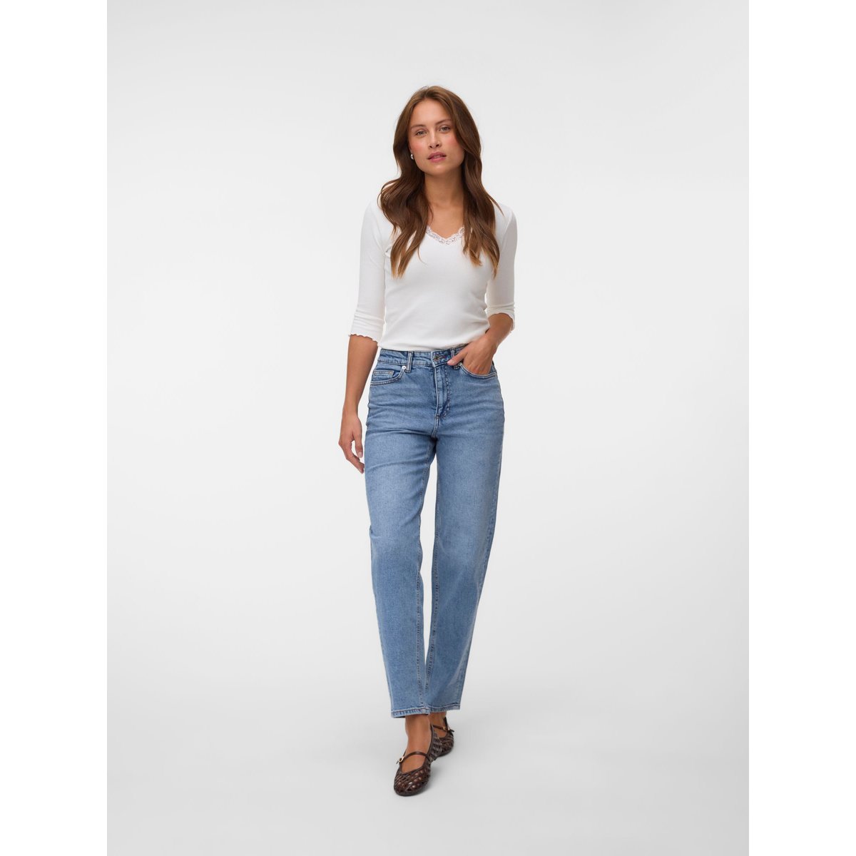 Jean Mom light blue denim, VERO MODA