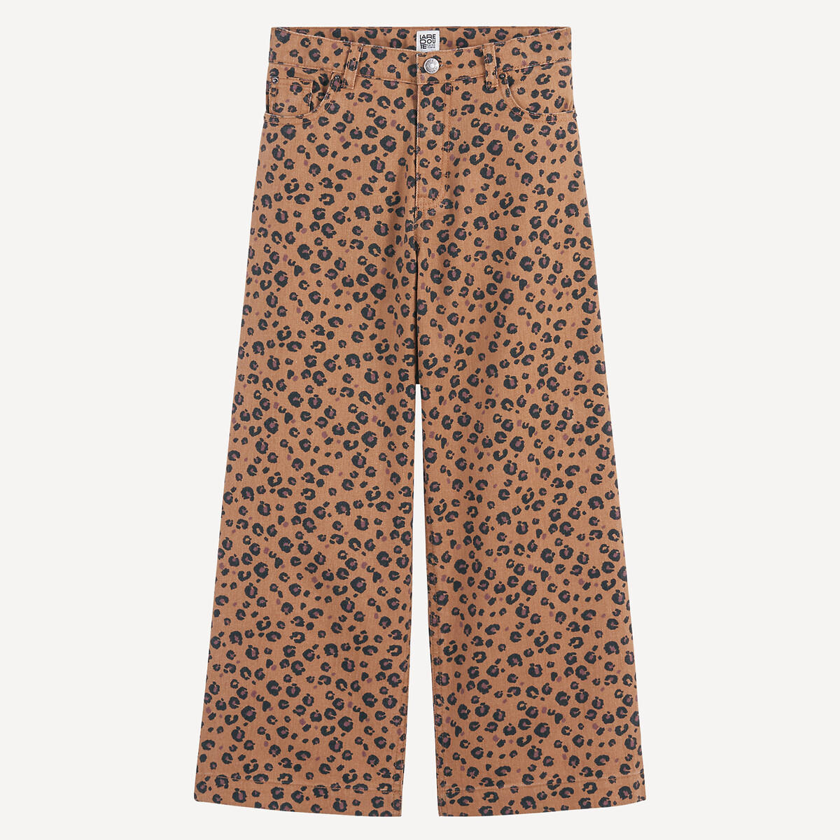 Jean large imprimé léopard imprimé léopard, LA REDOUTE COLLECTIONS