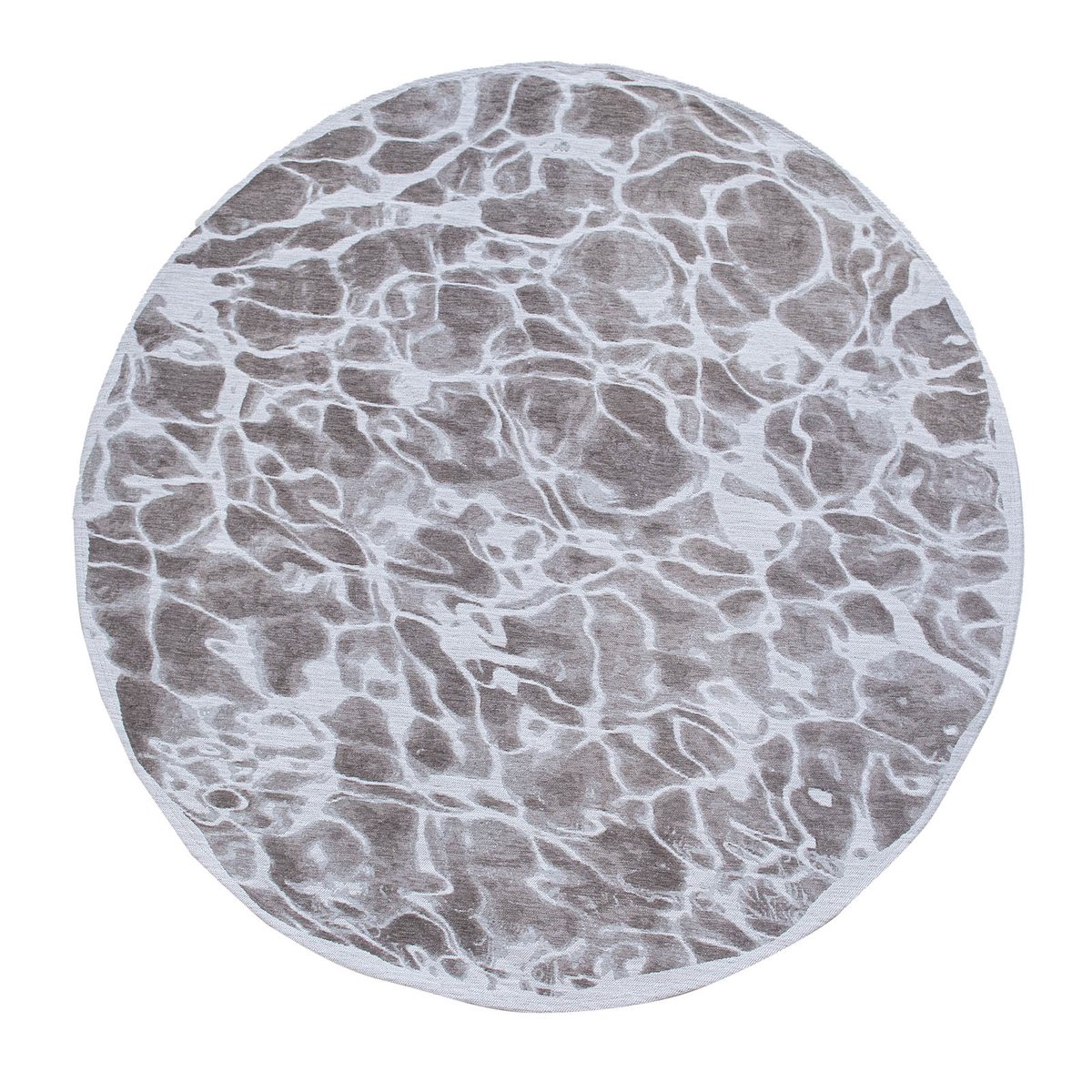 Tapis intérieur/extérieur tissé plat GRAVEL gris, NOVATREND