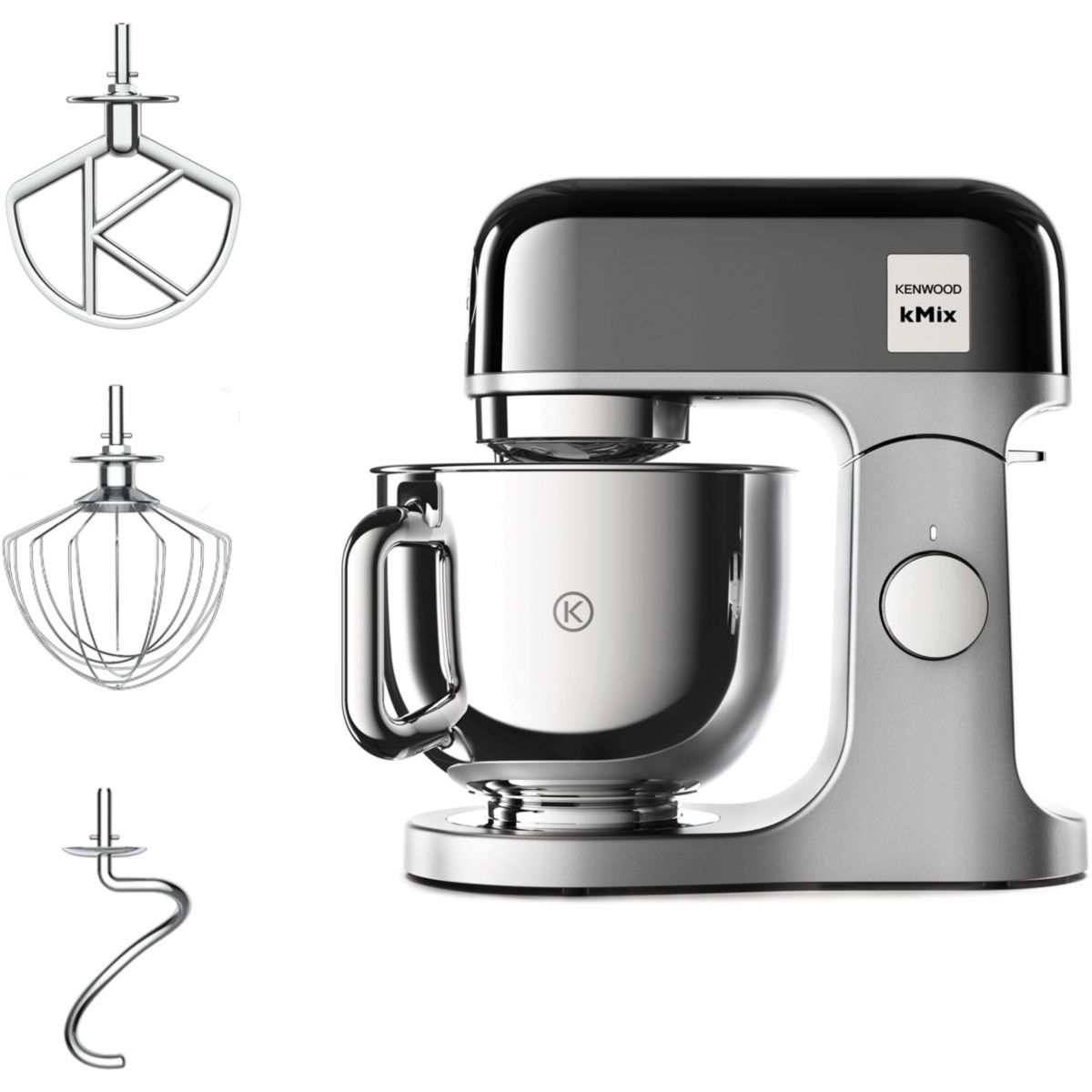 Robot pâtissier KMX760BC Kmix Noir Glossy noir, KENWOOD
