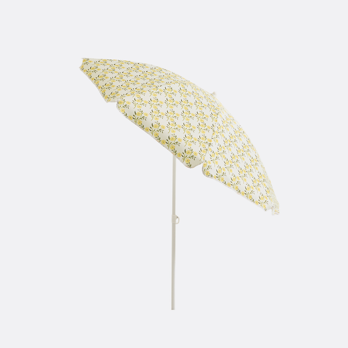 Sombrilla de playa, SOLEYA blanco/amarillo, LA REDOUTE INTERIEURS