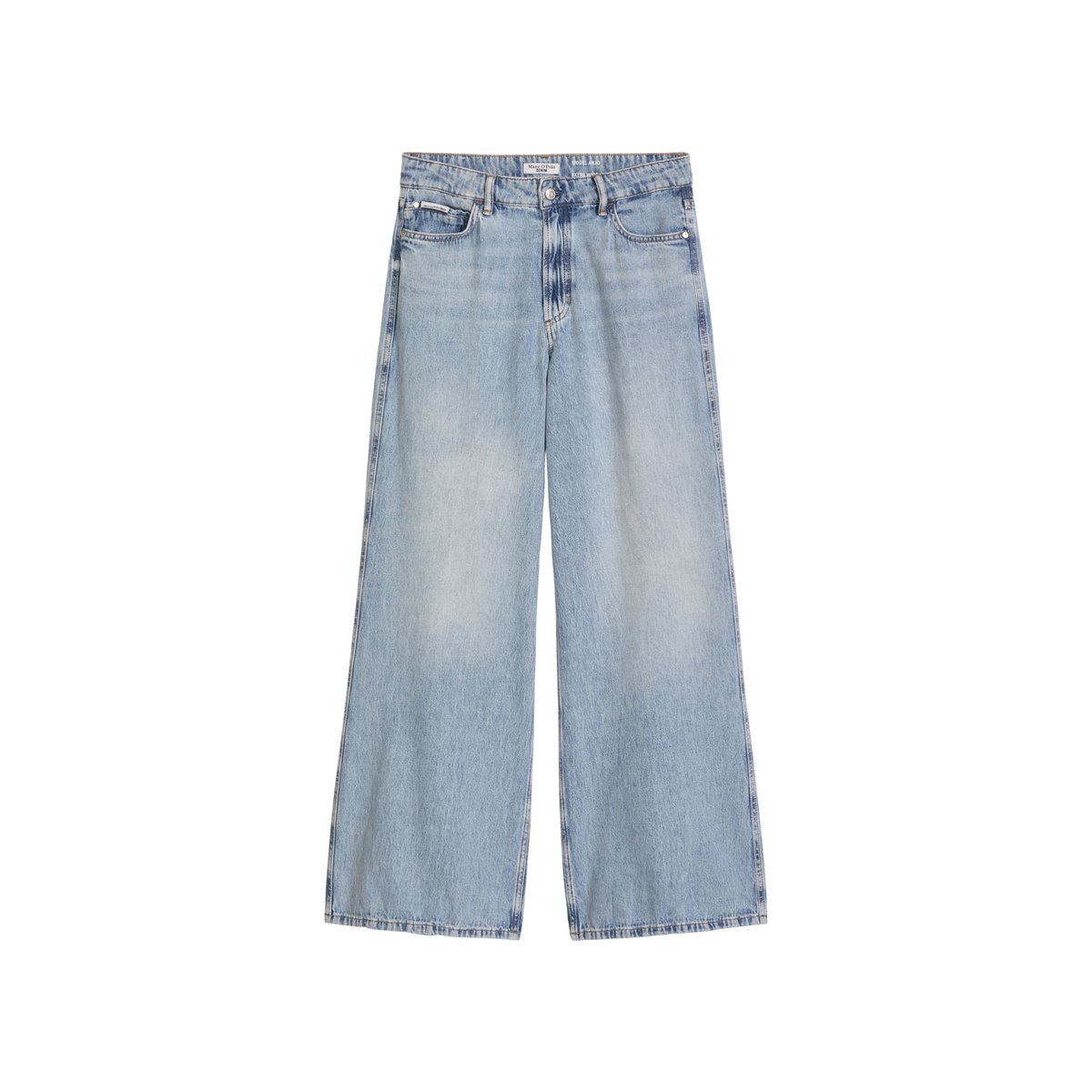 Jeans modèle Anjo extra large en denim rigide bleu clair, MARC O’POLO DENIM