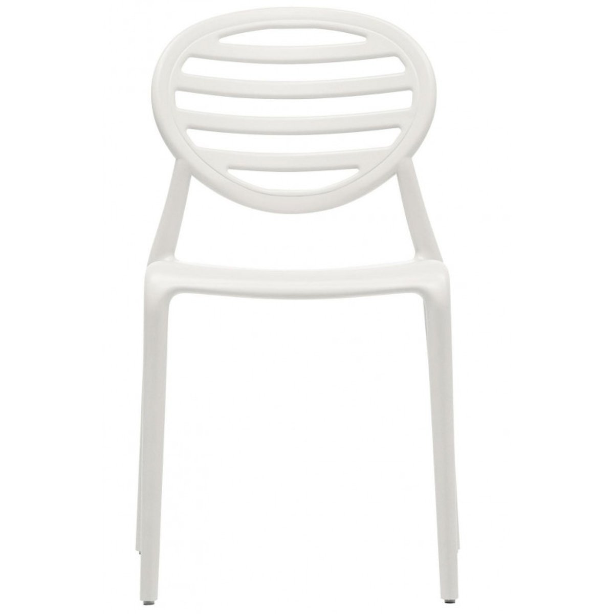 Chaise de jardin empilable (lot de 6), TOP GIO gris, SCAB DESIGN