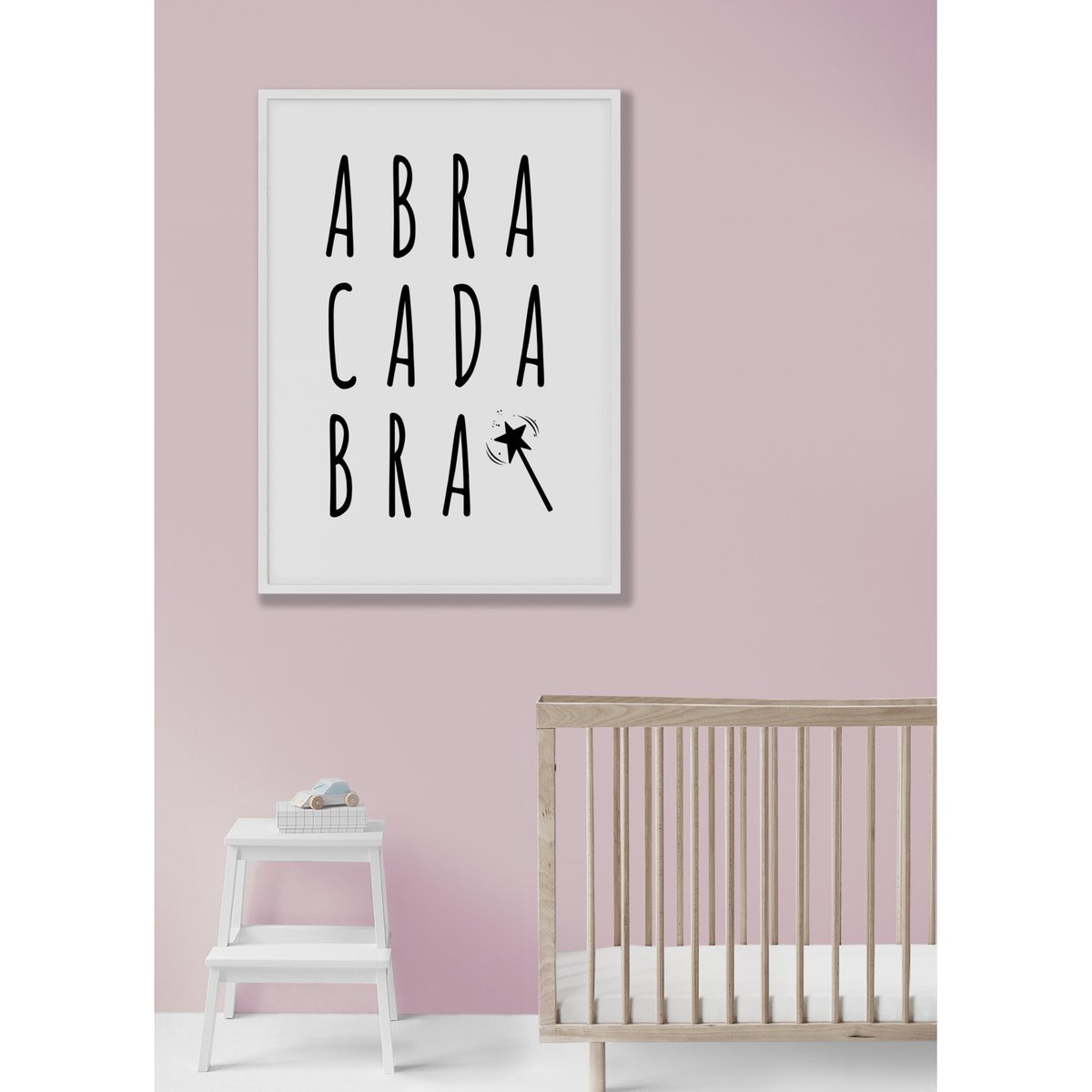 Affiche Abracadabra blanc, L'AFFICHERIE