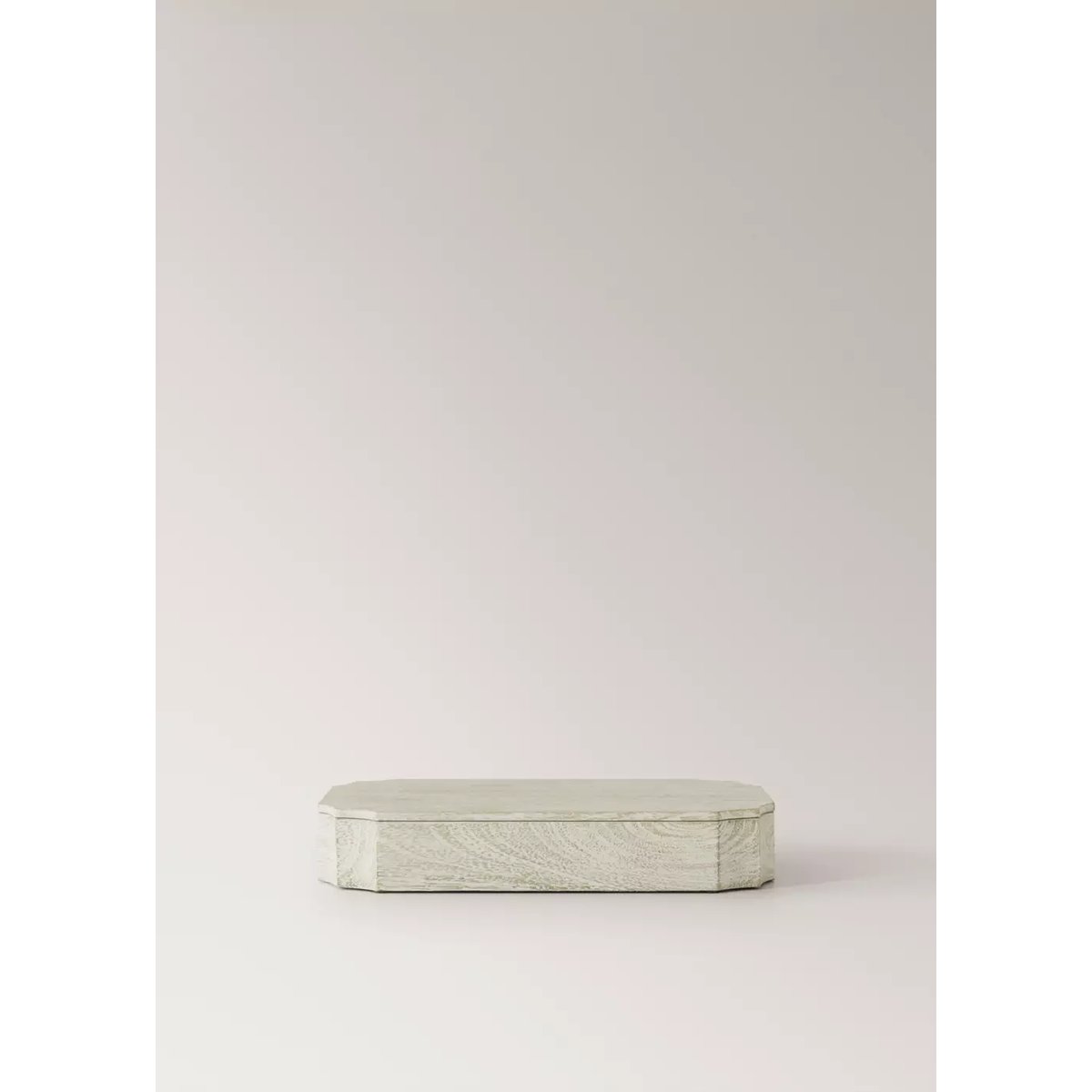 Petite boîte rectangulaire en bois blanc, MANGO HOME