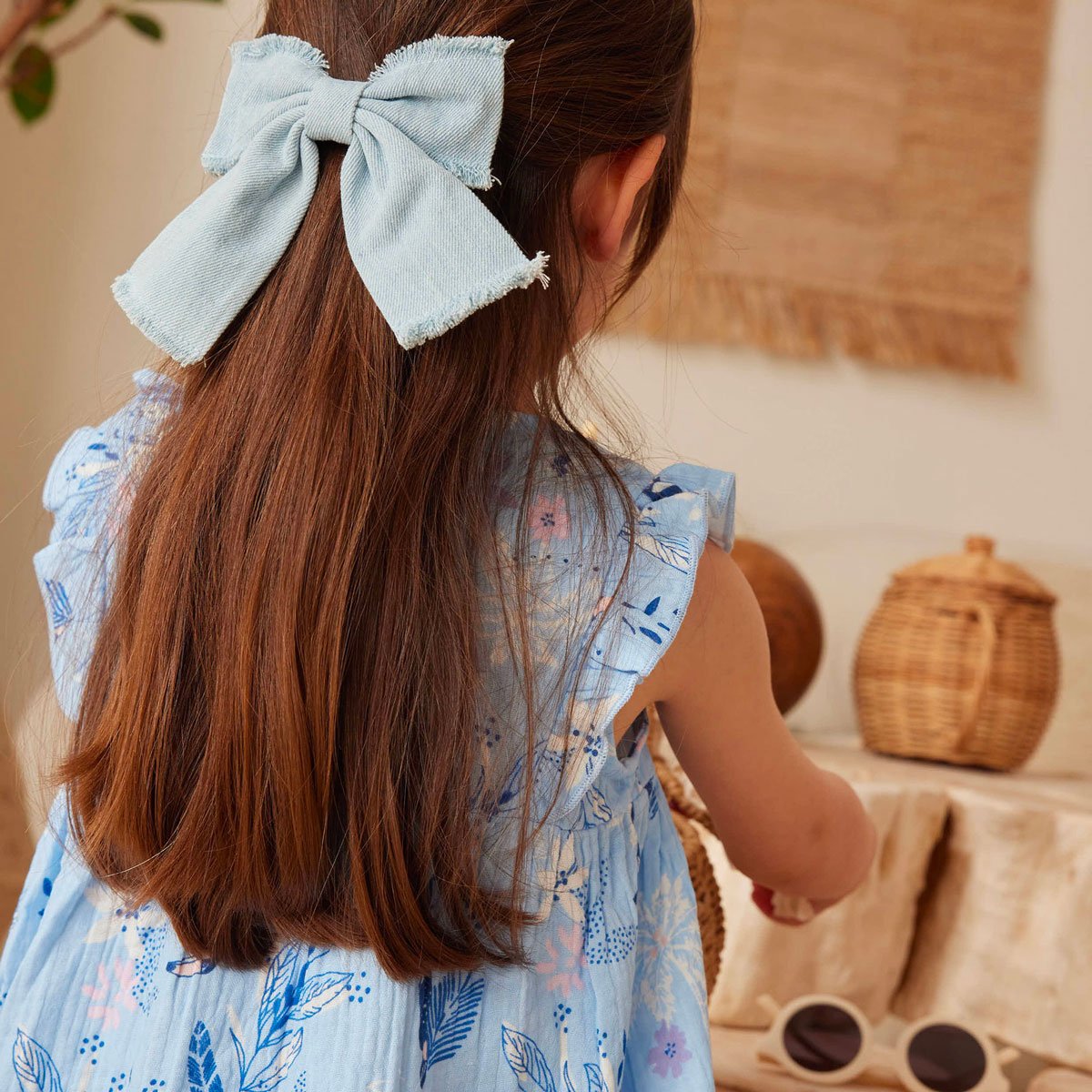 Robe bébé BELLA CHICA bleu, PETIT BEGUIN